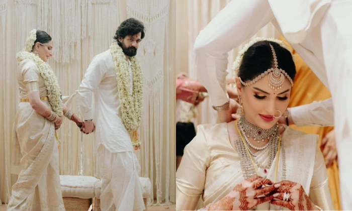 Akhil Akkineni and Zainab Ravdjee  wedding was a simple ceremony